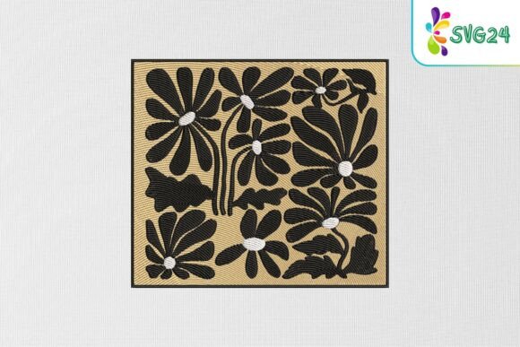 Black Floral Pattern Review for Seasonal Embroidery
