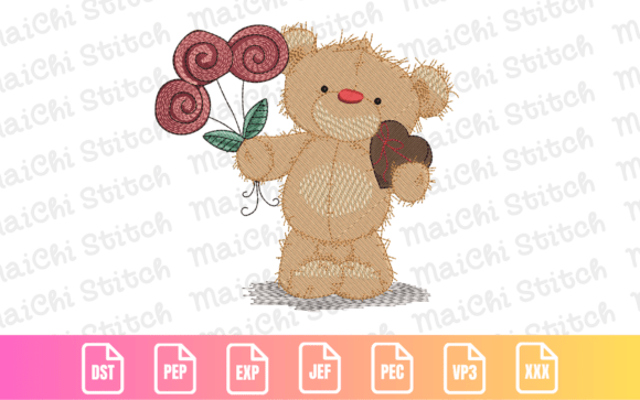 Valentine Teddy Bear Embroidery Review